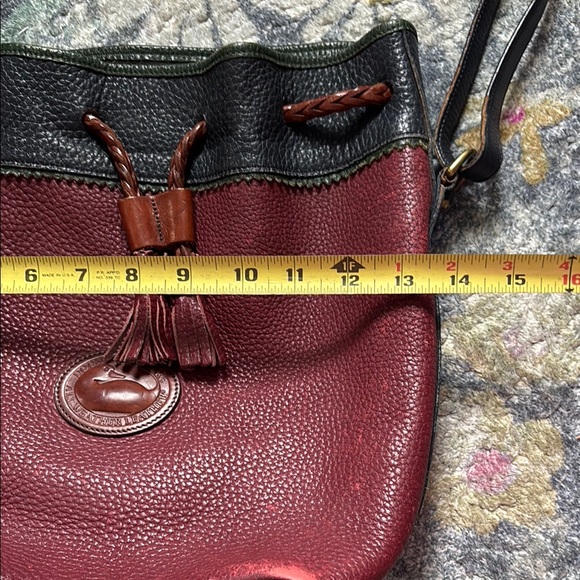 Vintage All Weather Leather Multicolor Dooney & Bourke Bag - Picture 7 of 8